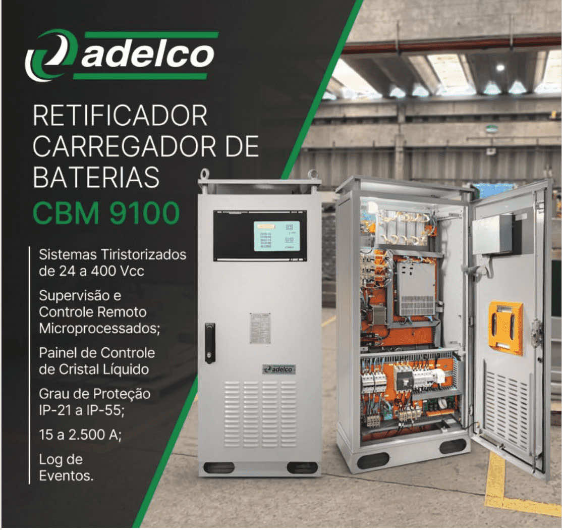 Retificador Carregador de Baterias CBM 9100: Energia em Corrente ...